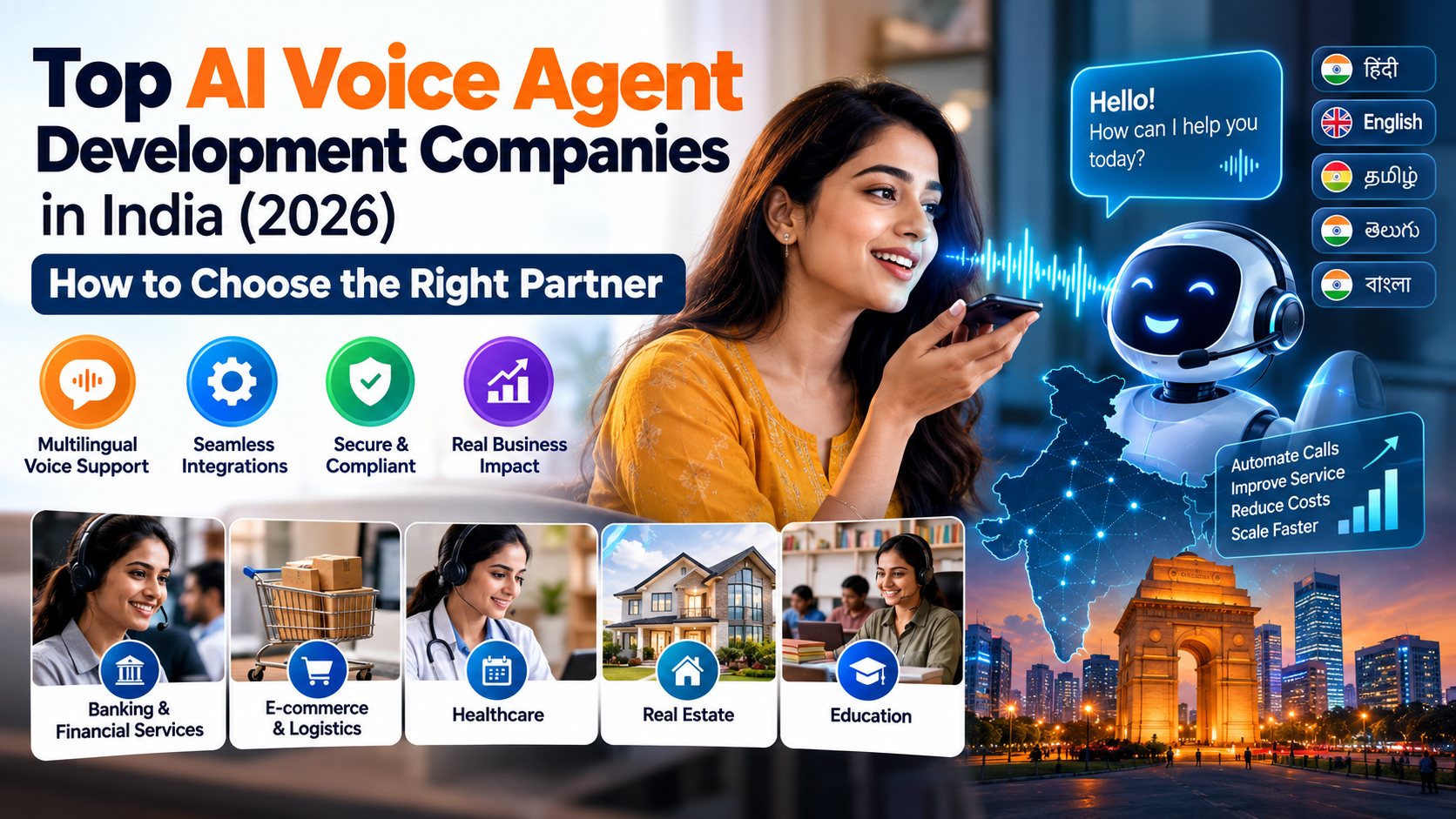 Top AI Voice Agent Development Companies in India (2026): How to Choose the Right Partner