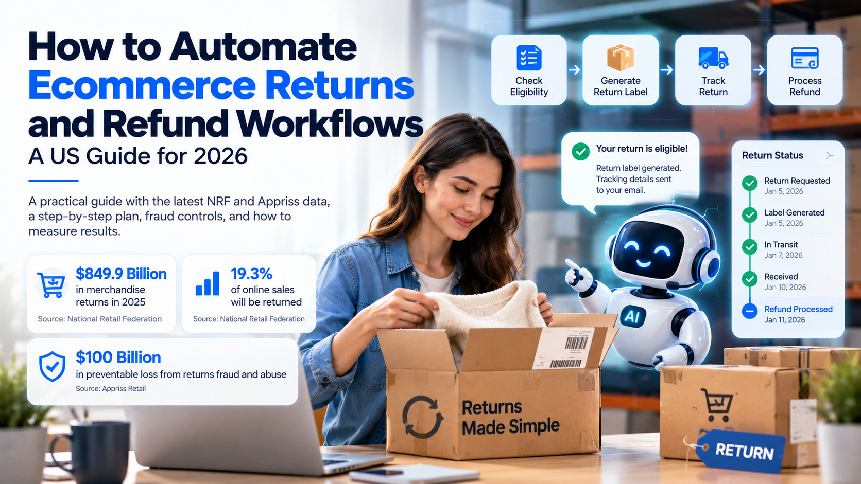 How to Automate Ecommerce Returns and Refund Workflows: A US Guide for 2026
