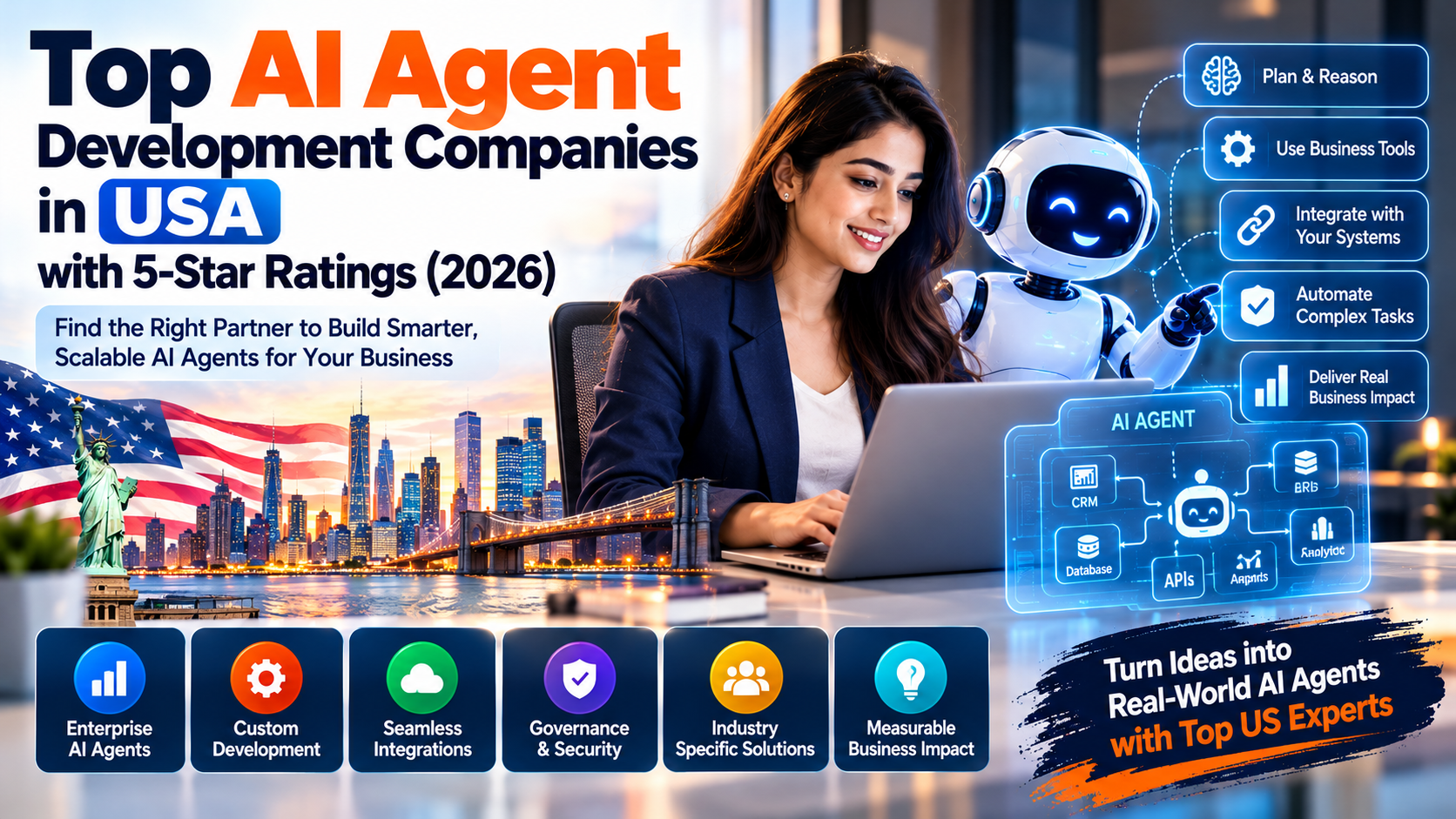 Top AI Agent Development Companies in USA with 5-Star Clutch Ratings (2026)