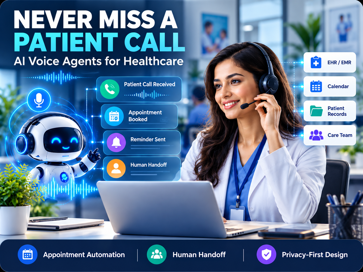 How AI Voice Agents Automate Healthcare Appointment Scheduling