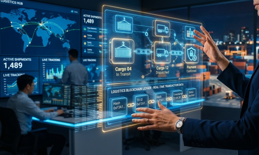 Logistics Companies Use Blockchain for Secure Transaction