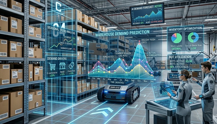 AI-powered warehouse management system