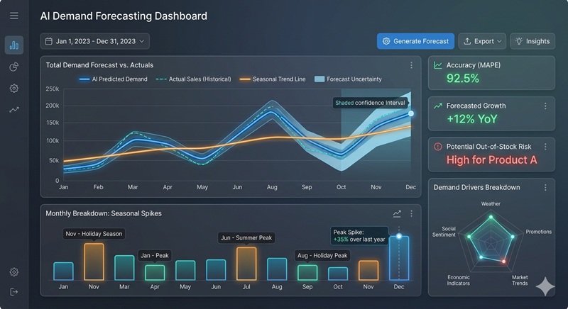 AI Demand Forecasting Solutions in USA