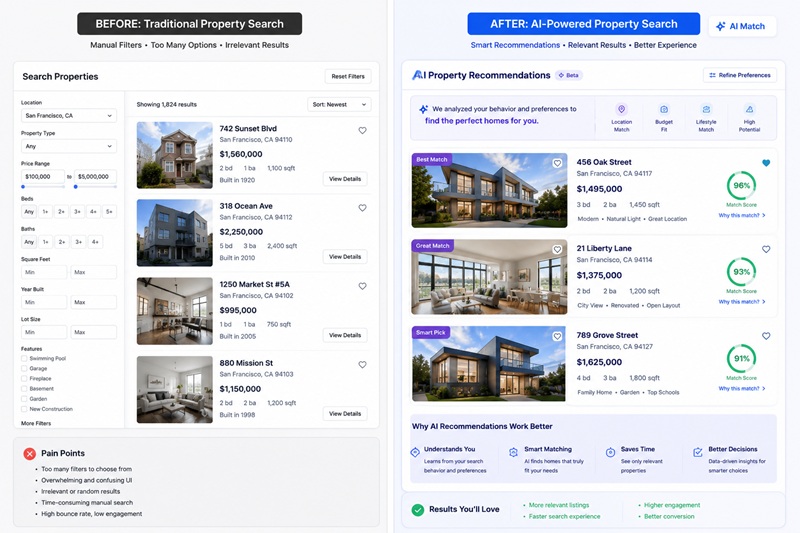 AI-Based Property Recommendations Increased Sales for Realtors
