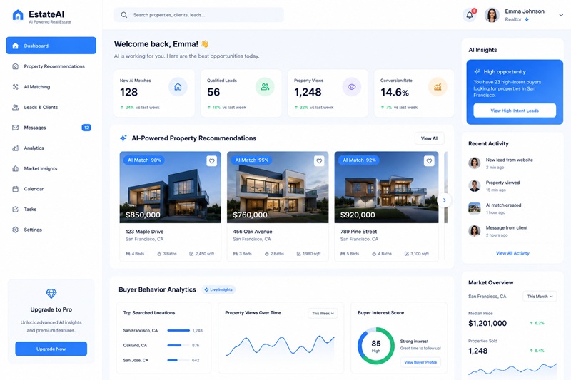 AI-Based Property Recommendations Increased Sales for Realtors