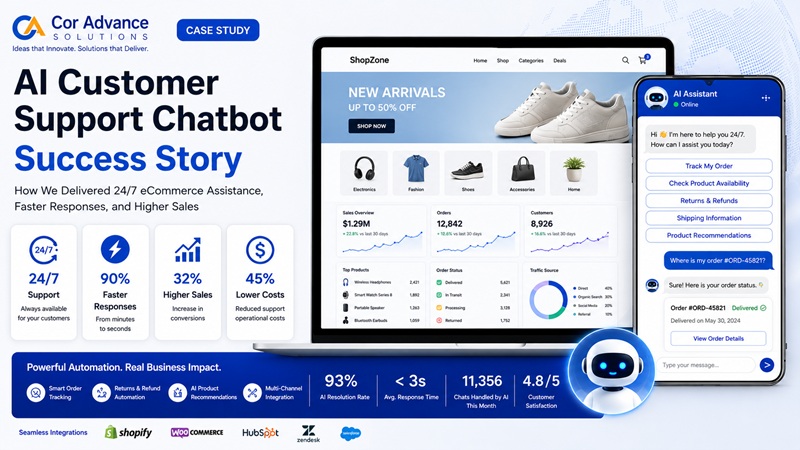 We Built an AI Customer Support Chatbot for eCommerce